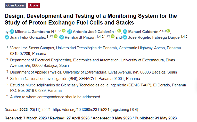 Compartimos el articulo #OpenAccess  de la Dra. Milena Zambrano del #CIHH <a href="/utppanama/">UTP Panamá</a> publicado en la revista Sensor (IF 3.847) de la editorial #MDPI, como parte de los resultados de su tesis doctoral.
mdpi.com/1424-8220/23/1…
<a href="/UTPInvestiga/">UTPInvestigación</a>