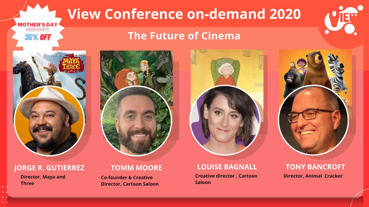 ❗An incredible talk from @ViewConference on-demand❗ : viewconference.it/article/436/th…

#Future of #Cinema
🌟@tommmoore
🌟@mexopolis
🌟@elbooga
🌟@pumbaaguy1

@to_megutierrez @CartoonSaloon 

#animation #storytelling #designer  #netflix  #vfx  #film #art #panel #Designers