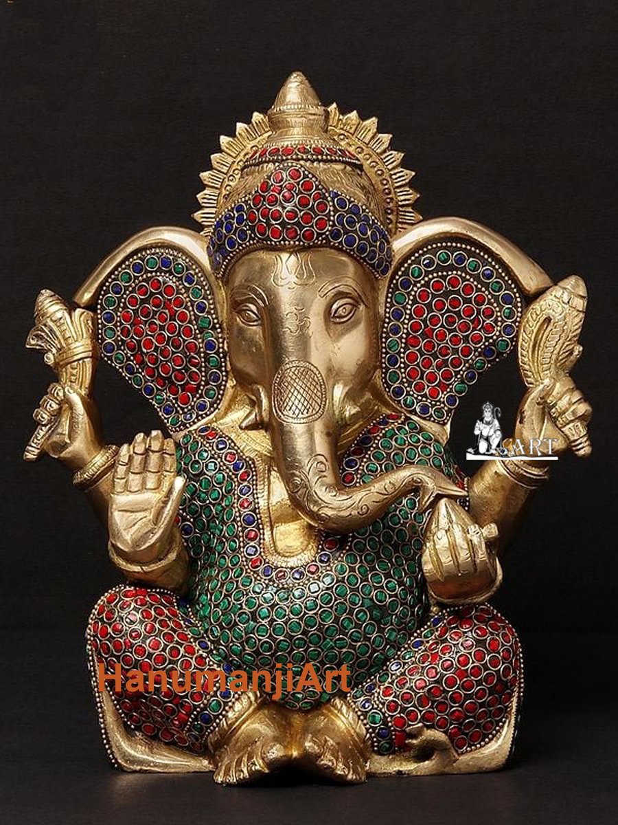 Four-Handed Blessing Ganesha Brass With Inlay Work
#lordganesha #ganesha #bappa #ganpati #ganeshchaturthi #ganpatibappamorya #ganesh #ganpatibappa #morya #ganeshutsav #mumbai #bappamorya #maharashtra #india #ganeshotsav 
etsy.com/in-en/listing/…