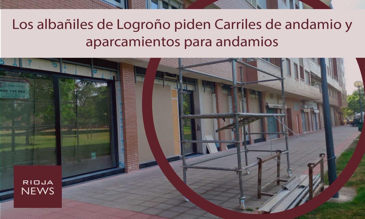 Los andamios de Logroño piden carriles de andamio y aparcamientos cerrados para andamios. Hasta que no se conforme nuevo ayuntamiento se seguirán dejando atados en la calle.

#Riojanews