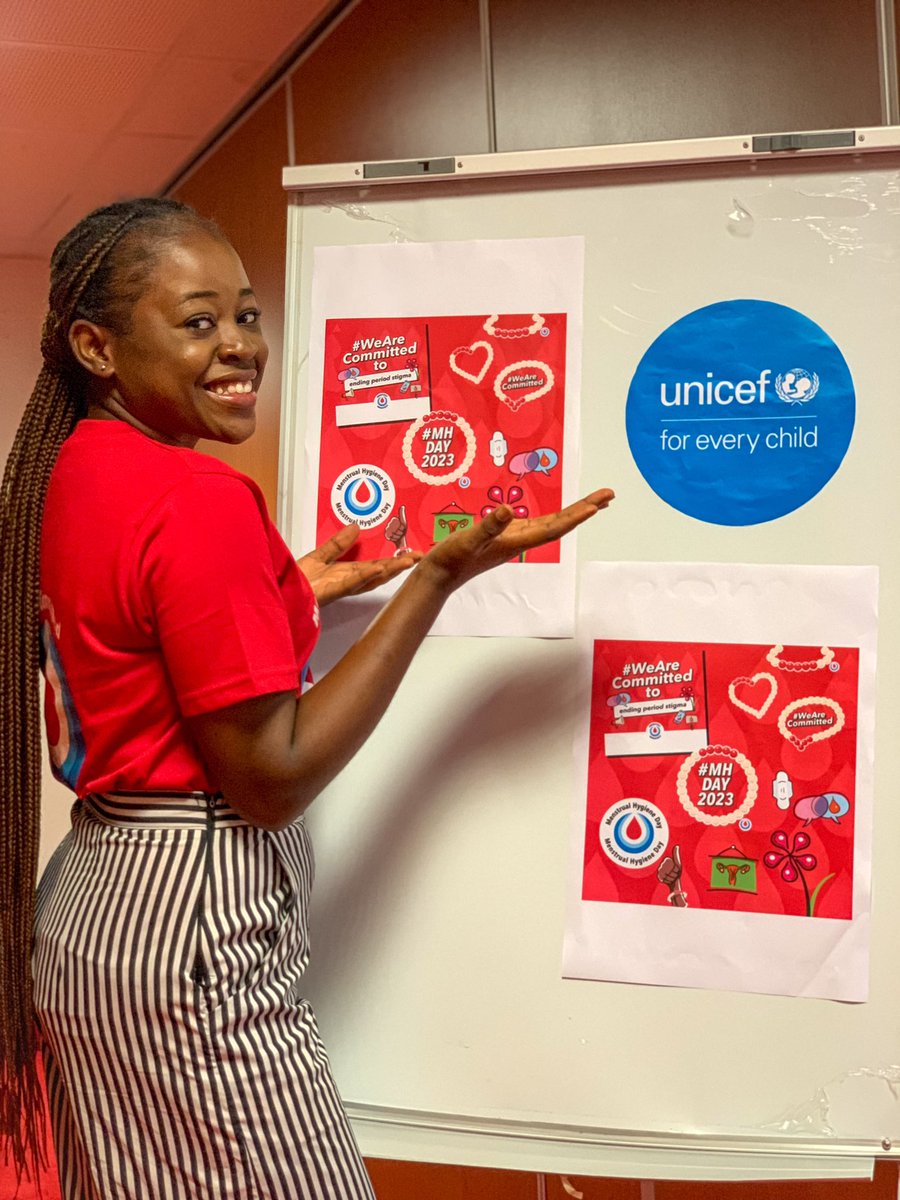 AnnOjotule's tweet photo. It was a huge previledge to be a part of the event organized by @UNICEF_Nigeria in commemoration of the world menstrual health day

Menstruation is a blessing for every female child and the stigma that is associated with it for ladies must END https://t.co/i4pjbpvDc7