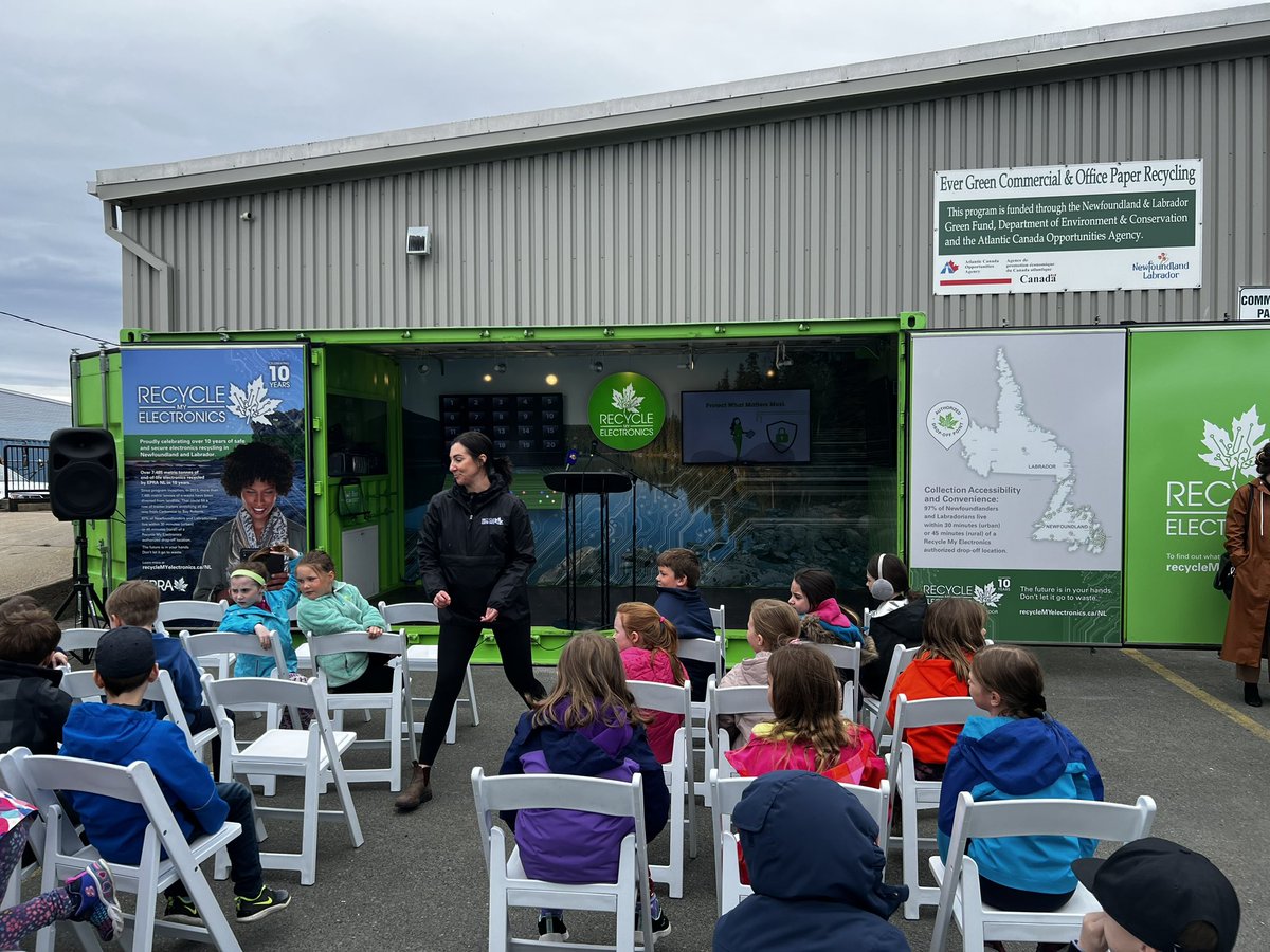 A crowd has gathered for the Recycle My Electronics’ 10 year celebration.

<a href="/VOCMNEWS/">VOCM News</a>
