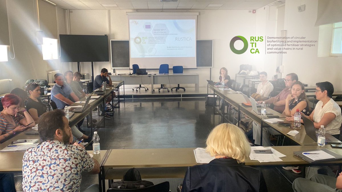 ParticulaGroup's tweet photo. Fruitful discussions among project @rusticaproject partners in Udine, Italy during our three days project meeting #rusticaproject #h2020 #organicresidues #biobased #fertilisers #ruralcommunities https://t.co/8I8ItCNW17