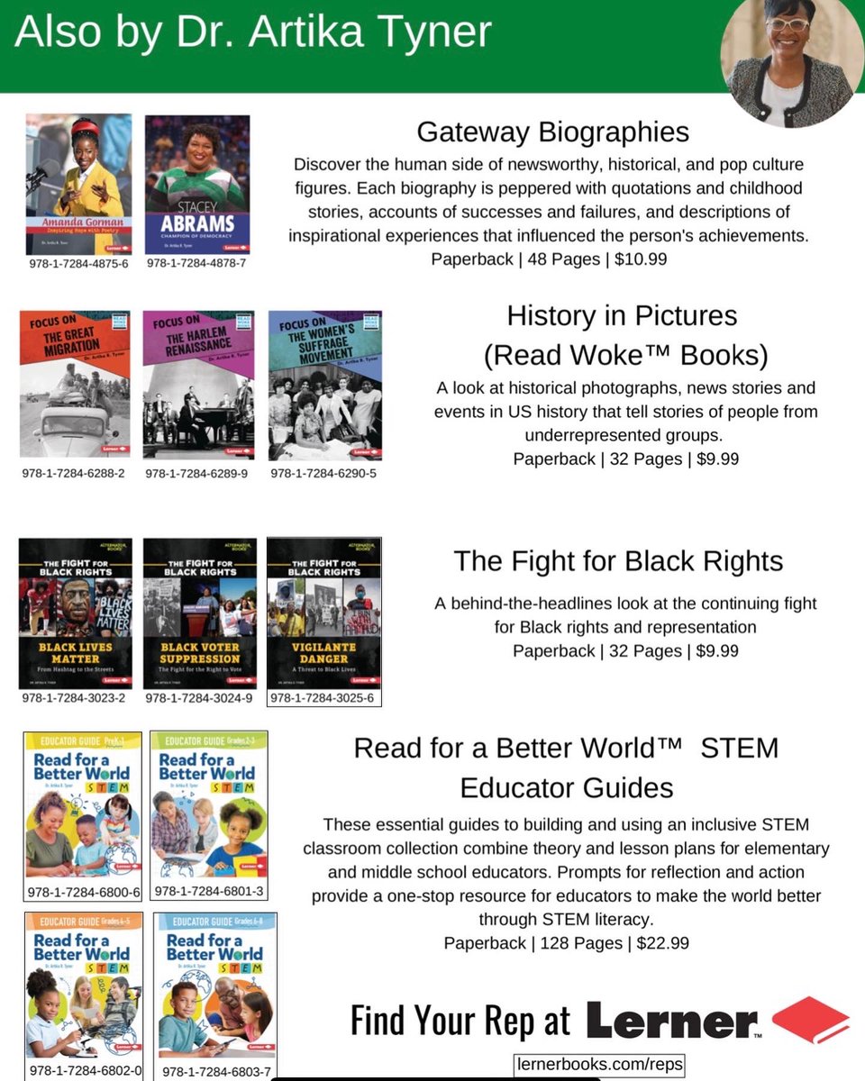 I am excited to announce the launch of the DR. ARTIKA TYNER BOOK COLLECTION 📚 Join me at the grand opening of @strivepub bookstore for the book signing on Friday, June 2 at 11:00 AM This collection features 35 books that celebrate Black history and foster leadership development.