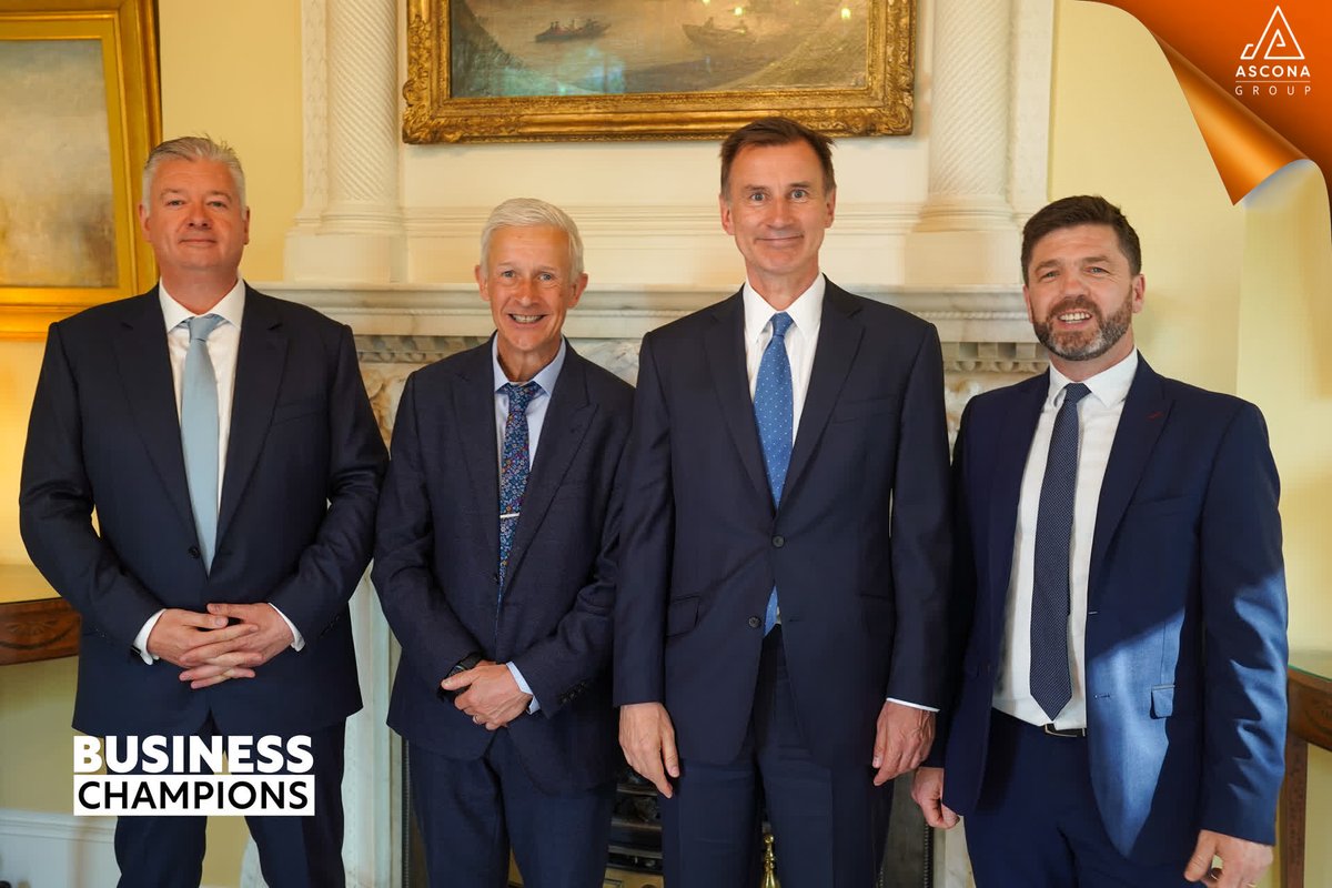Ascona Group (@asconagroup) on Twitter photo Darren Briggs attended the Local Business Champions reception at <a href="/10DowningStreet/">UK Prime Minister</a> last week and met with <a href="/Jeremy_Hunt/">Sir Jeremy Hunt MP</a>
Full Story at asconagroup.co.uk/blog/arround-t… Darren Briggs attended the Local Business Champions reception at <a href="/10DowningStreet/">UK Prime Minister</a> last week and met with <a href="/Jeremy_Hunt/">Sir Jeremy Hunt MP</a>
Full Story at asconagroup.co.uk/blog/arround-t…