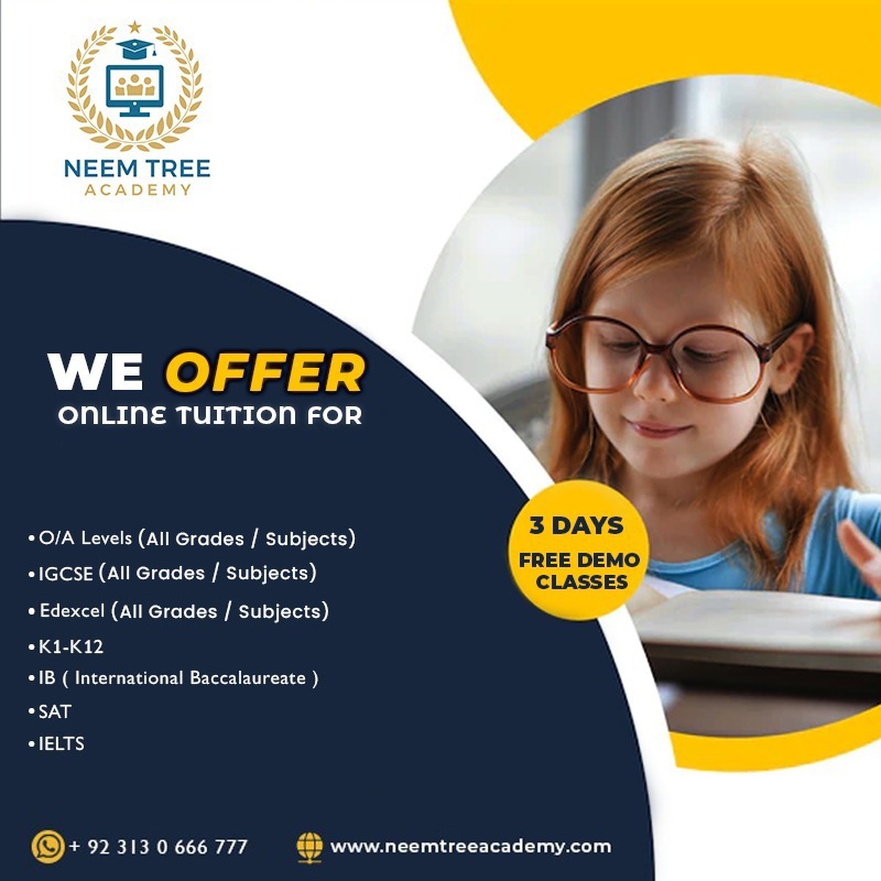 neemtreeacademy's tweet image. #Experience the #power of #quality #education from the #comfort of your #home.
#Neem #Tree #Academy #offers an #exceptional #online #learning #environment that #combines #flexibility, #interactive #sessions, and #expert #guidance.
#Sign #up #now for a #free #demo #class!