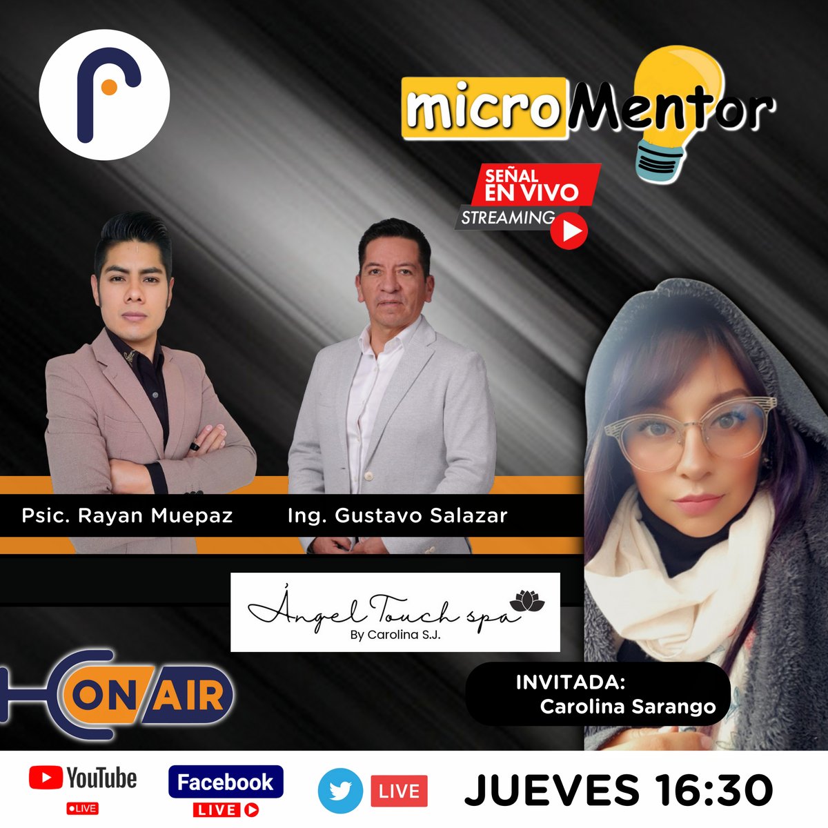 FaravisaRadioTv's tweet image. #MicroMentor

JUEVES 16:30 📷📷📷📷📷📷
faravisa.com

#Entrevistas #InvitadoEspecial #premios #sorpresas
#emprendimientos #faravisa
