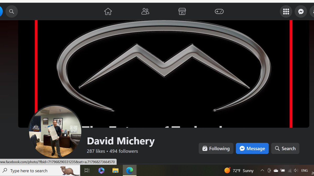 mactwo2013's tweet photo. $MULN @DavidMichery changed his profile picture and background on FB----> #TheFutureOfTechnology
and I say #TheFutureIsOurs https://t.co/wZMeMw3WEP