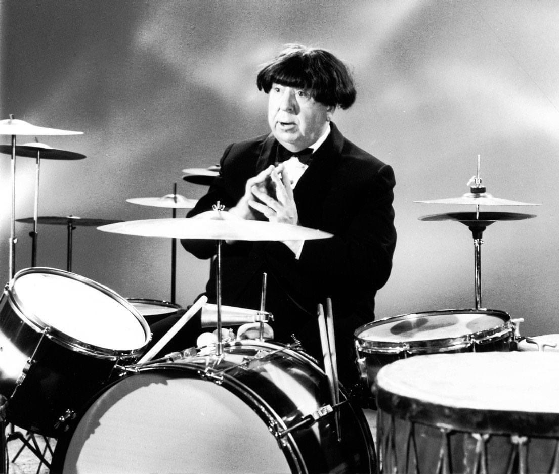 Alfred Hitchcock impersonating Ringo Starr, 1964.

<a href="/AlfredHitchcock/">Alfred Hitchcock LLC</a> 
<a href="/ringostarrmusic/">#RingoStarr</a>