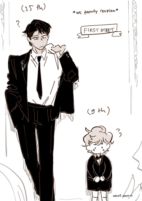 A lonesome boy & big bro cousin  (1/2)
