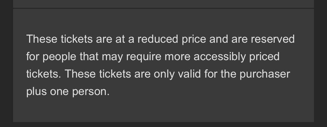 debbi07's tweet photo. @Rock_City_Notts what does this actually entail ? What does  more accessibly priced tickets mean ? https://t.co/ub08CDefNL