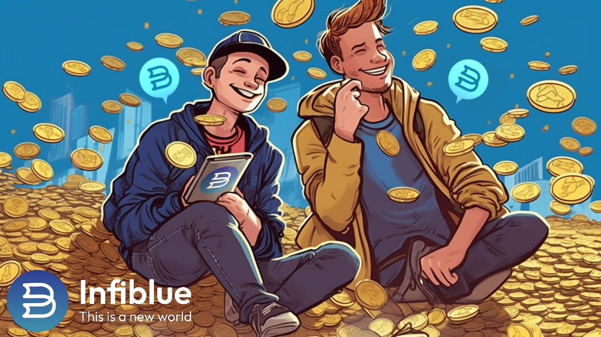 InfiblueNFT's tweet photo. 📣 Unlock your earning potential with #InfiblueChat, the ultimate #SocialFi app that empowers you to make $MONIE through #networking and content creation! 💰

Turn your passion into profit🤑 Join us now, and embark on a journey to financial success! 💹 https://t.co/Hb69O2JPn8