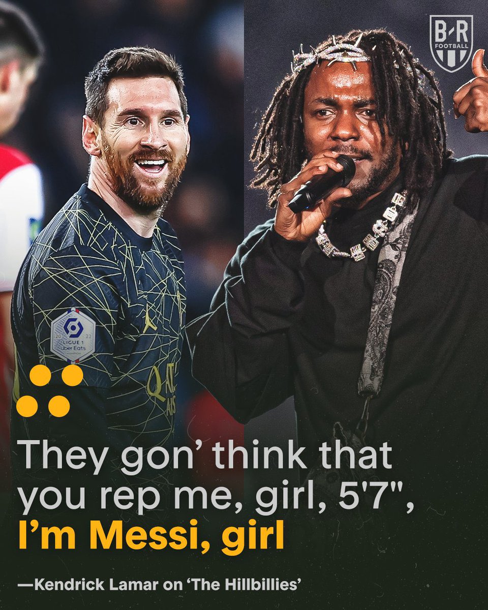 Kendrick Lamar x Leo Messi 🤝🎵🐐