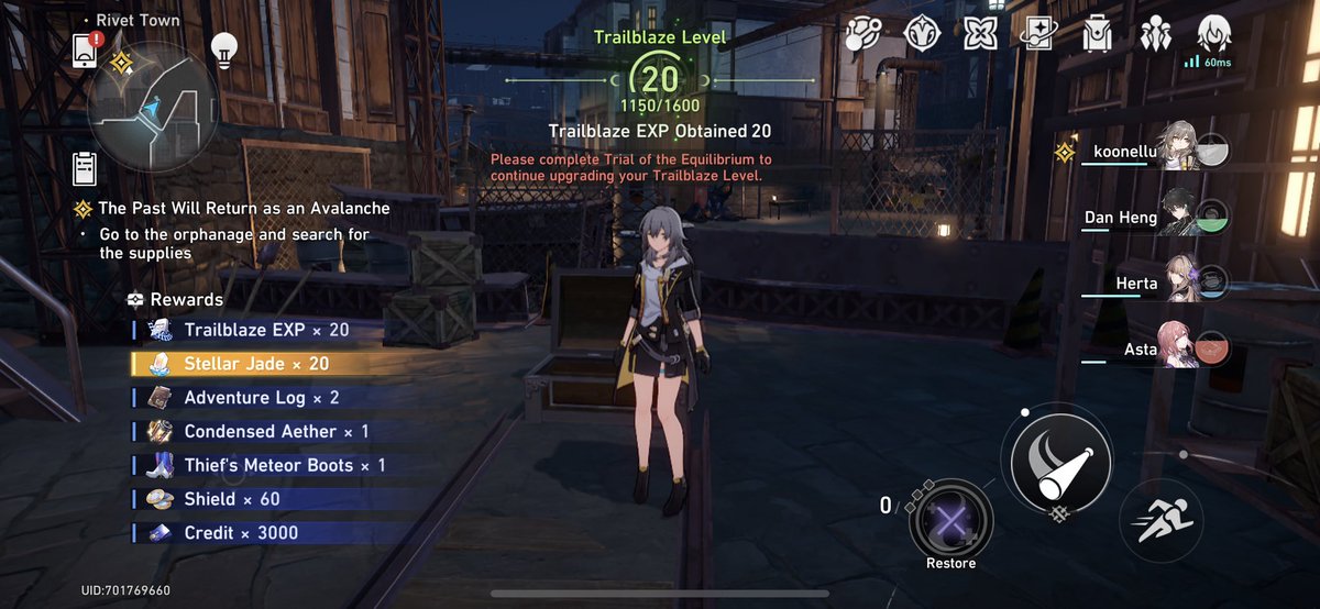 koonellu's tweet photo. IDK why but my enjoyment of #honkaistarrail has increased so much since I switched to the Chinese voice over. 
I want voices because I like to get a sense of the characters but having to read and listen to English at the same time was making my brain short circuit https://t.co/dKEp4OK2Vk
