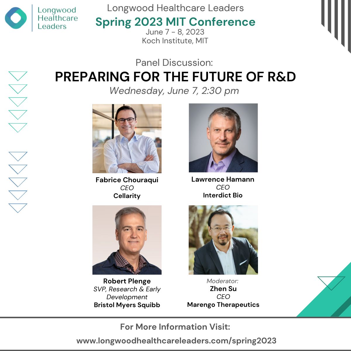 Our CEO Fabrice Chouraqui will be at #LongwoodHealthCareLeaders next week discussing Preparing for the Future of R&D along with execs from Interdict Bio, @Bristol_Myers & @MarengoTx. @LongwoodLeaders: longwoodhealthcareleaders.com/spring2023 #AI #drugdiscovery #singlecell #machinelearning