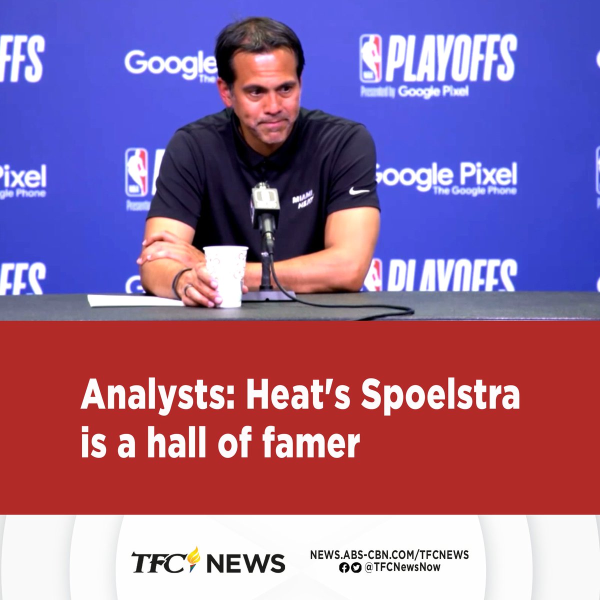 NBA Analysts point to the Miami Heat's commitment and Erik Spoelstra's consistency as keys to the success of the Filipino-American's coaching career. The Heat will face the Denver Nuggets in Game 1 of the NBA finals this Thursday. @StevieAngeles reports youtu.be/yFvOOtVeJ0k