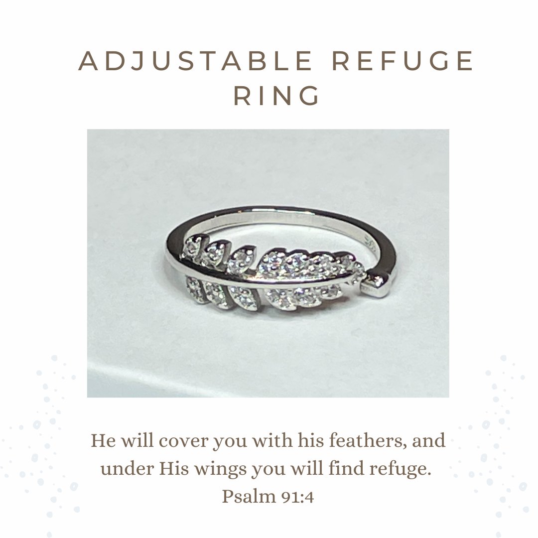 Imagine how different you would feel if every single day you remembered that God is our refuge, our protection. 

#adjustable #refuge #jesusisking #Godisourrefuge #faithbased #Jesusjewelry #feathers #silver #smallbus #christianbusiness #morethanjewelry #gravies