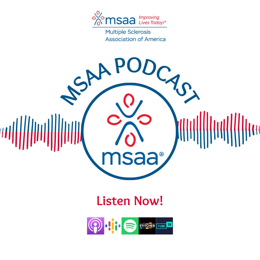 MSassociation's tweet photo. Have you heard of MSAA’s Podcast?

Listen to MS experts as they discuss everything from choosing the right #MS therapy, to nutrition, #symptommanagement, and more!

Listen now on your favorite podcast streaming app! (or by visiting https://t.co/usPabc0X1P)
 #multiplesclerosis https://t.co/3rdZ2VFdFC