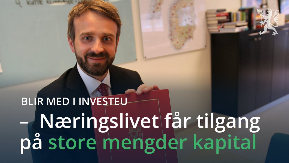 I dag ble 🇳🇴 en del av investeringsprogrammet InvestEU 🇪🇺 Dette vil gi norsk næringsliv større tilgang på kapital til grønne og digitale prosjekter, og er et steg i retning enda tettere strategisk partnerskap 🇳🇴🤝🇪🇺 👉 regjeringen.no/no/aktuelt/nor…