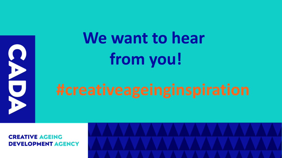 This is our new weekly call-out for #creativeageinginspiration. What does our sector need to read/listen/watch this week? Please share your links below... uplifting, challenging, unashamed self-promotion... if it's relevant to #creativeageing please share...
#WednesdayMotivation