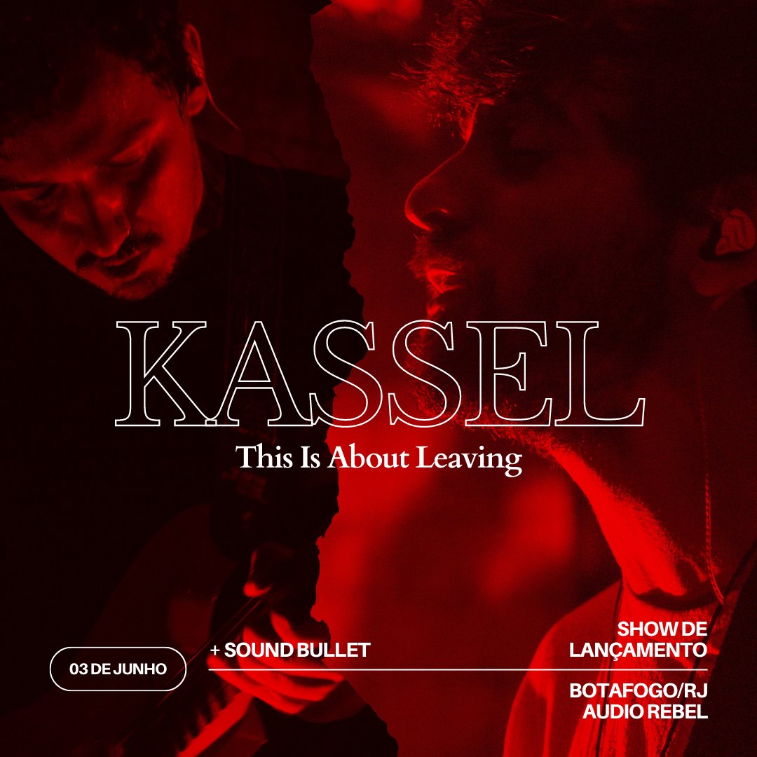 RIOOOOO
Nesse sábado rola o show de lançamento do nosso álbum lá no Audio Rebel!
Ainda vai rolar o show de lançamento do disco da <a href="/SoundBullet/">Sound Bullet lançou WIGW com a Nova Orquestra!</a> ❤️

Ingressos: bit.ly/KASSEL-SoundBu…