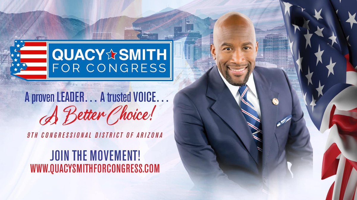 mohavecty's tweet photo. June 14 7pm Virtual Town Hall
Meet Quacy Smith who wants to defeat Gosar and give Mohave County a better representation. #Gosar #AZ #smithforcongress https://t.co/gx16UuF5Ui