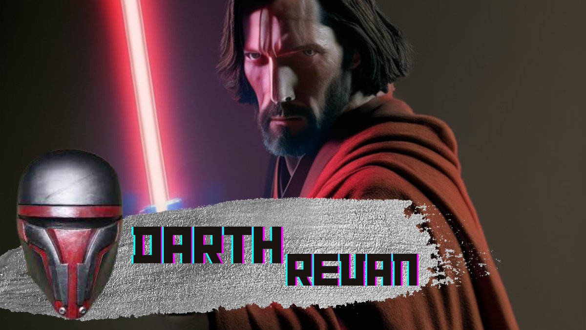 With all the chatter about the 'New' Knights of the Old Republic  'Remake' it only seemed appropriate to throw this out there once again. We need a REVAN movie. With Keanu Reeves. #StarWars  #kotor #darthrevan #KeanuReeves