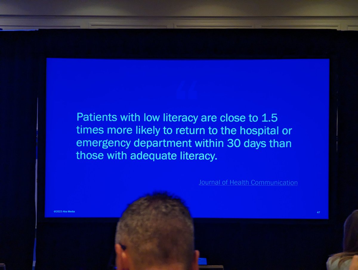 Health literacy is important for a good #ptexp ...oh and also for your bottom line - via @ahaval Health literacy is not a nice-to-have. Invest in it. #NESHCo23 #NESHCo #HITMC #ptexp