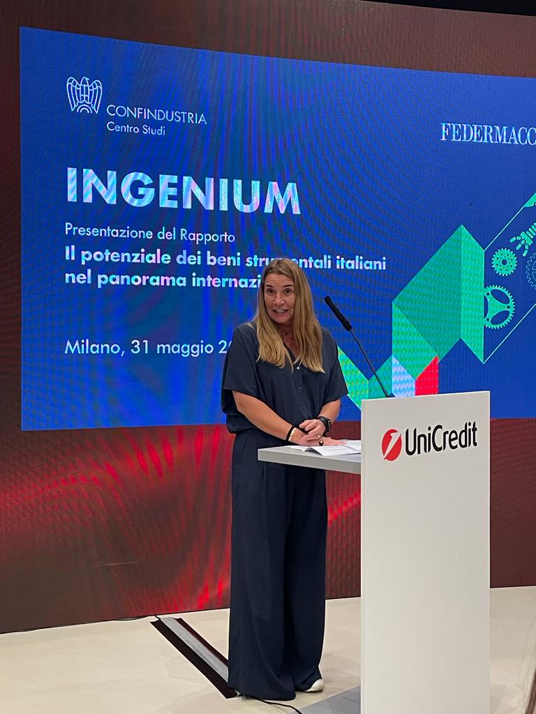 BBeltrame_G's tweet photo. Oggi, alla Presentazione del Rapporto #INGENIUM, abbiamo portato alla luce il grande potenziale di #export dei #benistrumentali italiani nel mondo.
La spina dorsale delle #eccellenze italiane esportate all’estero, senza i quali molti beni di consumo non sarebbero realizzabili. https://t.co/GBxsPgkS5G