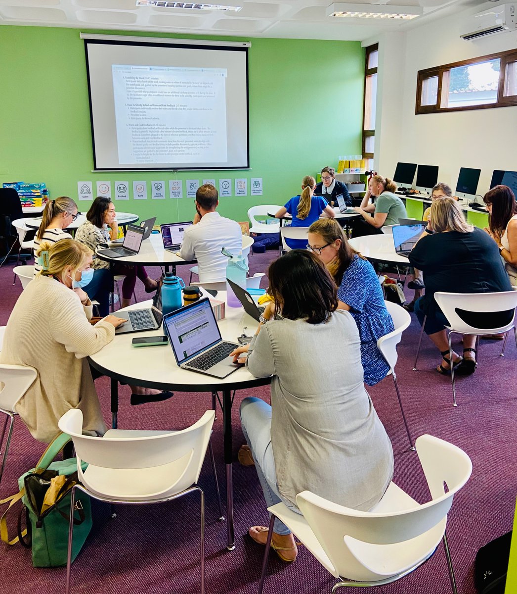 makingoodhumans's tweet photo. Honoured to work at a school with a strong sense of distributed leadership and shared ownership of the #ibpyp . Our volunteer PYP Strategic Growth team leads leaders through a Tuning Protocol for our new PYP Development Plan #aismlearns #aismgrows #aismleads https://t.co/sWY4oIRGh8