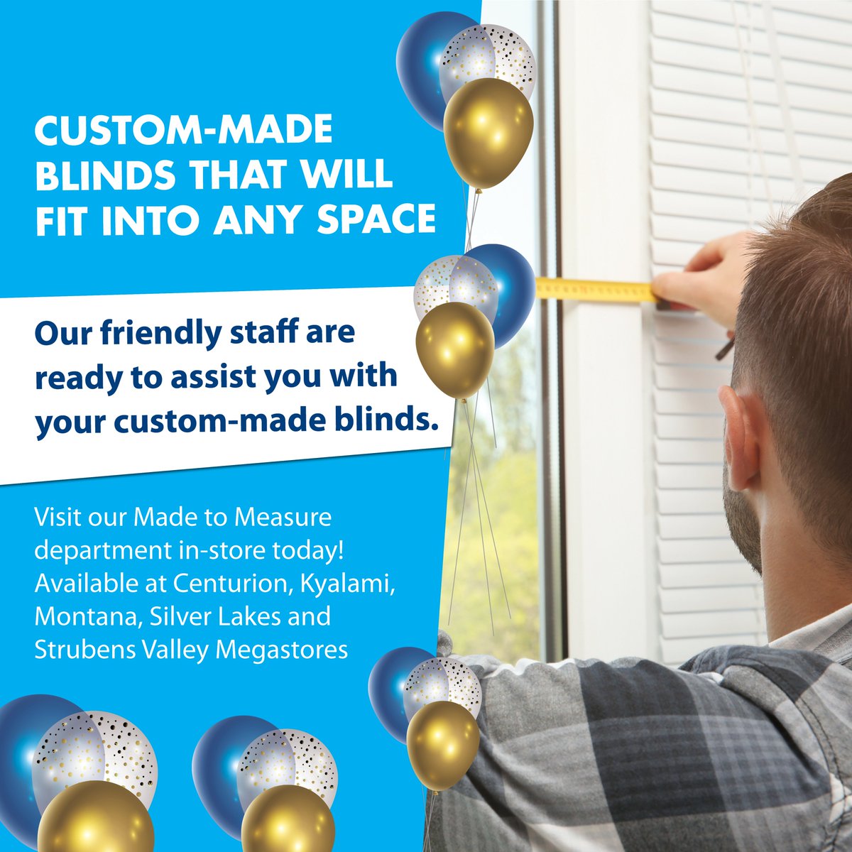 chamberlain1903's tweet photo. Add a little more to any room, with custom made blinds from our Made to Measure Department. Visit Chamberlain to get the perfect finishing touch: https://t.co/M4c5G6L8Es
#ChamberlainHardware #Chamberlain #Hardware #DIY #Promotion #Sale #Savings #FamousForCarnival #Renovations https://t.co/5WO6nF3GFG