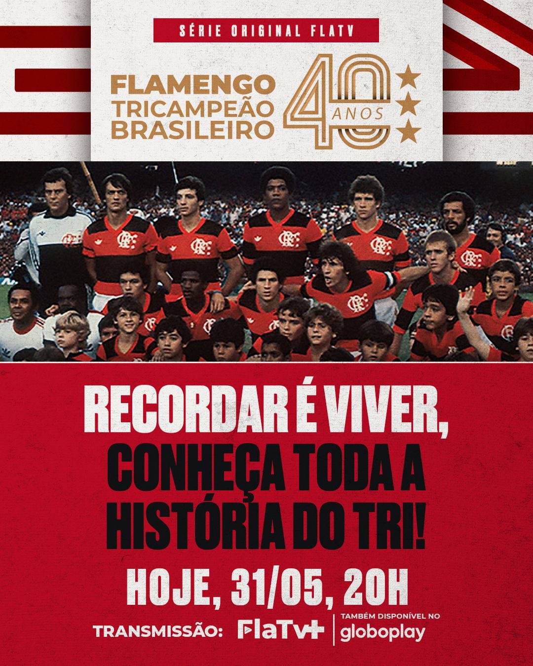 Flamengo on X: Se é FlaTV+, tem no Globoplay! / X