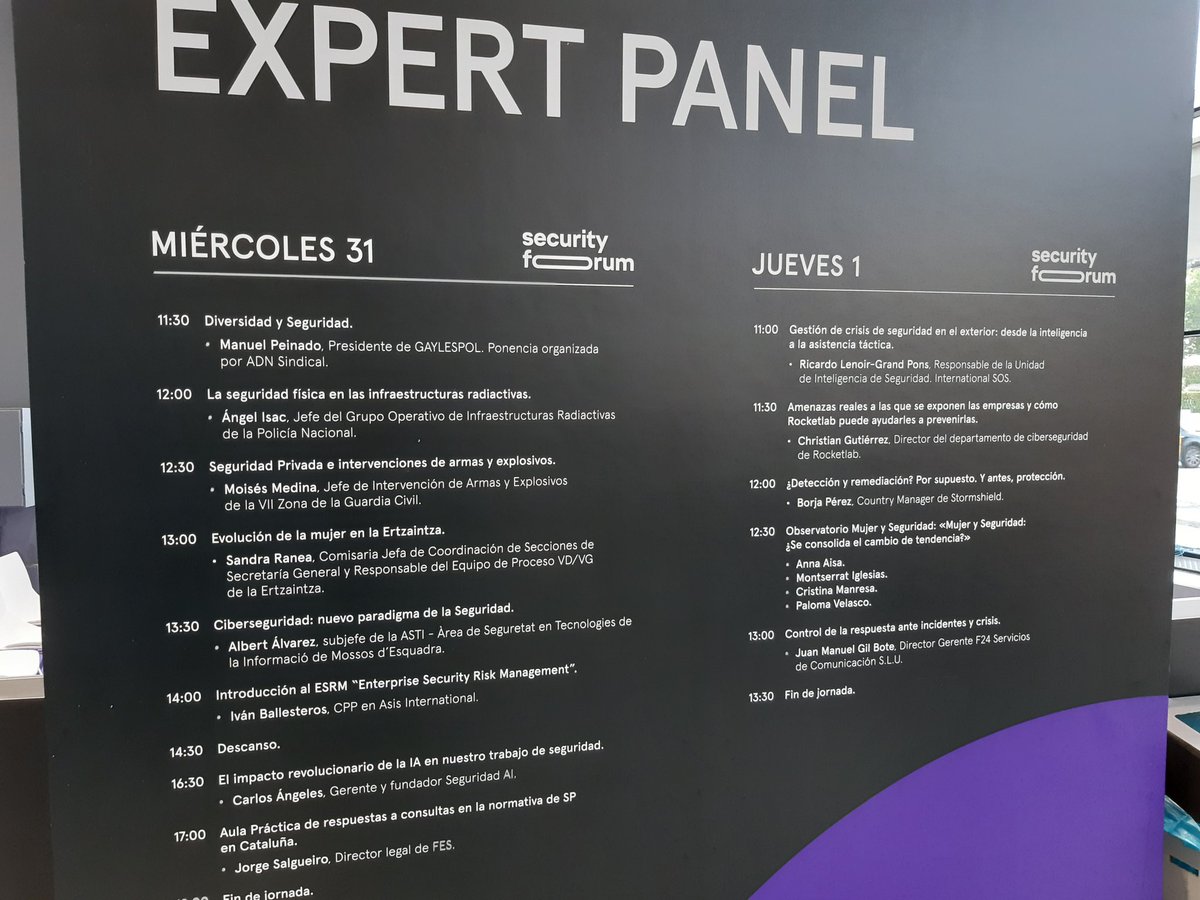 RaneaSandra's tweet image. Participando en el Expert Panel del Security Forum de Barcelona. Ponencia sobre la evolución de la mujer en la Ertzaintza. Este año celebramos el 40 aniversario de la incorporación de las primeras mujeres en la Ertzaintza. 
#SecurityForum23 
@ertzaintzaEJGV