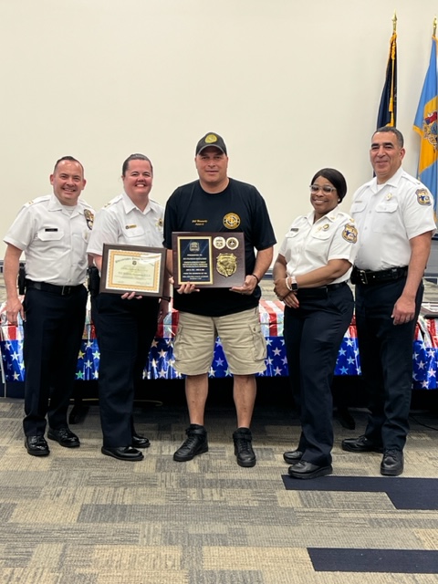 The Philadelphia Police Training Bureau recognized their staff on Friday May 26 for their years of service.  Congratulation Sgt. Piccirillo 20 yrs, Lt. Kevin Rice 30 yrs, P/O Cordero 20 yrs and P/O Hernandez 25 yrs.  Thank you all for your dedicated service to the City of Phila.