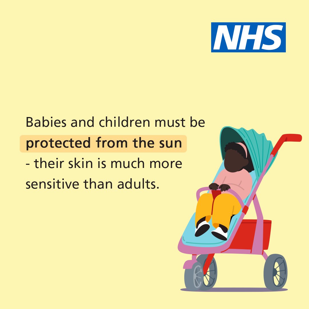NHS on Twitter "Staying safe in the sun is the best way to lower your