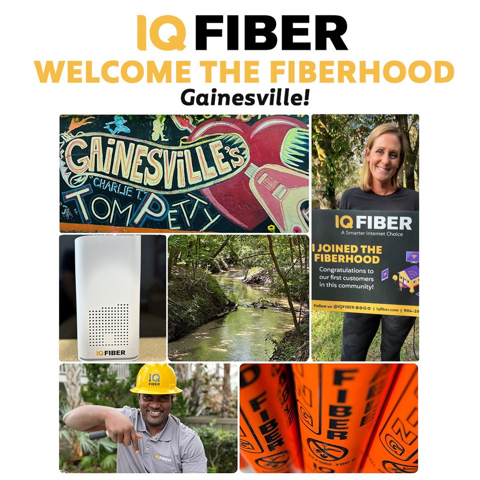 IQ Fiber is expanding its 100% fiber-optic network to North Central Florida, including the city of #Gainesville: iqfiber.com/iq-fiber-annou…

#AlachuaCounty #Florida #fiberoptics