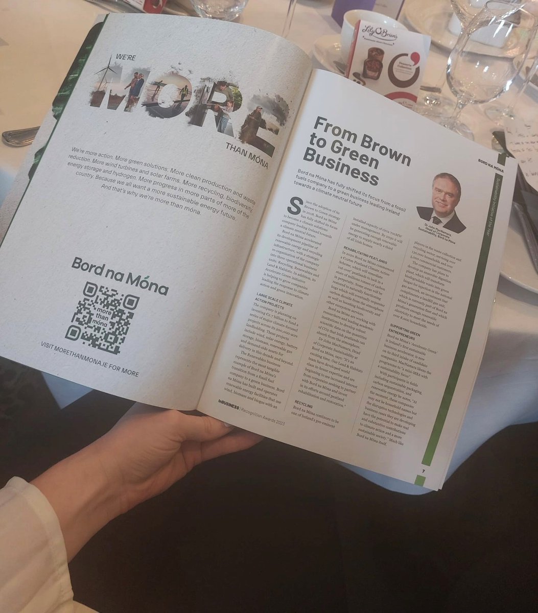 We're thrilled to announce that <a href="/jpmacn/">John MacNamara</a> , our Corporate Sustainability Lead, accepted the prestigious Sustainability Initiative of the Year Award at @InBUSINESSIre Recognition Award 2023! 
This recognition highlights our commitment to sustainable practices.