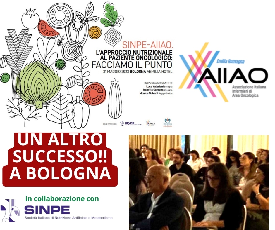 AIIAO_IT's tweet photo. 🟥Un successo targato AIIAO #ER che in collaborazione con la Società Italiana di Nutrizione Artificiale e Metabolismo hanno organizzato un evento su una tematica centrale per il paziente oncologico.Un grazie ad AIIAO ER #Monica #Guberti e #Isabella #Cavazza per l'organizzazione. https://t.co/H8Lpe36z5c
