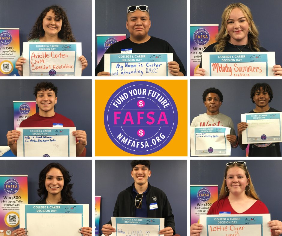 We're thrilled to have had some amazing attendees at the College & Career Decision Day! We can't wait to see what they do next. Congrats and best of luck to all of them! #collegeconnect #fafsa