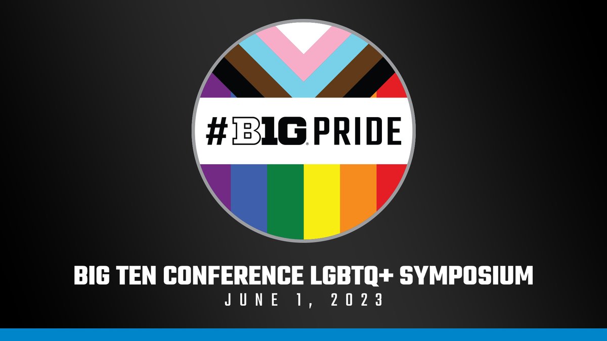 🙌 🚨 To celebrate the start of Pride Month, the Big Ten Conference is pleased to hold its inaugural LGBTQ+ Symposium, headlined by an all-star lineup of #B1G student-athletes, coaches, administrators and guest speakers: 

🔗 bit.ly/3WFMPGm