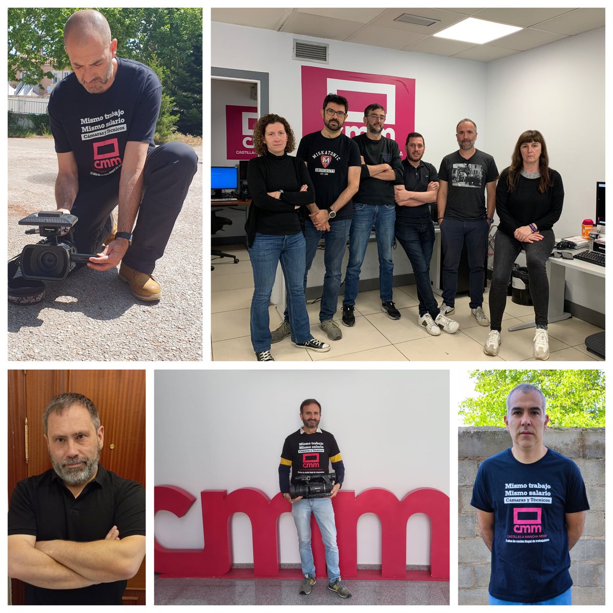 clmdelegaciones's tweet photo. Ni #DíaCLM2023 ,ni 40 años de las @cortesclm ,ni aniversarios que valgan. Los cámaras y técnicos de las @delegacionescmm de @CMM_es nos encontramos como hace 20 años. Pasando de una subcontrata a otra, con salarios y condiciones indignas e inmersos en innumerables juicios. https://t.co/7x4yKBVhAI
