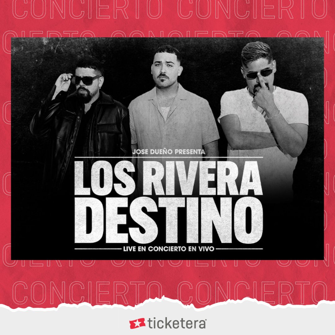 ticketera's tweet photo. ¡Por fin Los Rivera Destino llegan al Coca-Cola Music Hall! 🙌🏼 Presentarán el espectáculo “Los Rivera Destino Live En Concierto En Vivo” el próximo 1 de diciembre. 🎶😅

Busca tus boletos YA 🎟️ en https://t.co/DxoX3I1166.     

#Ticketera #Vamos #Concierto #PuertoRico https://t.co/cv2TJatJd3