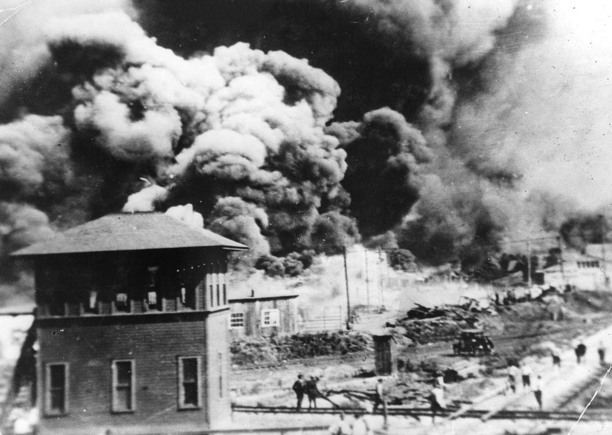 BeschlossDC's tweet photo. Infamous Tulsa Race Massacre was this week 1921: https://t.co/lngxAEUYp0