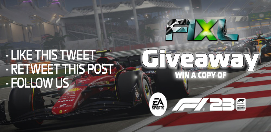 Formula 1 Xbox Leagues (@f1xboxleagues) on Twitter photo We are giving away a copy of F1 23 on the platform of your choice!
To enter all you have to do is
•Follow us <a href="/F1XboxLeagues/">Formula 1 Xbox Leagues</a>
•Retweet this Tweet
•Like this Tweet
The winner will be picked in 2 weeks time on the 14th of June, live on F1XL Xtra!
Good luck to everyone! We are giving away a copy of F1 23 on the platform of your choice!
To enter all you have to do is
•Follow us <a href="/F1XboxLeagues/">Formula 1 Xbox Leagues</a>
•Retweet this Tweet
•Like this Tweet
The winner will be picked in 2 weeks time on the 14th of June, live on F1XL Xtra!
Good luck to everyone!