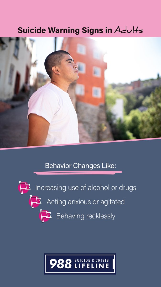 There are many warning signs that a person may be at risk of suicide. If someone you know is talking about or making plans to hurt themselves, take it seriously. Let them know there is hope and encourage them to call or text 988 for help. #mentalhealthawarenessmonth #988Lifeline
