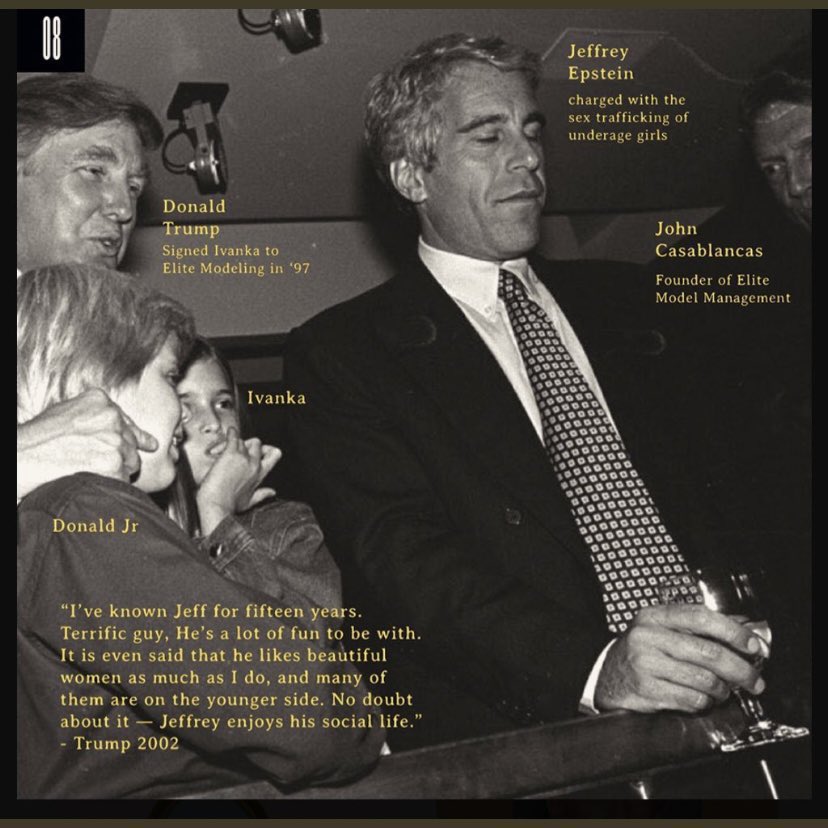 @Gz11606Blue @joncoopertweets Even dragged his own kids to Epstein’s party.