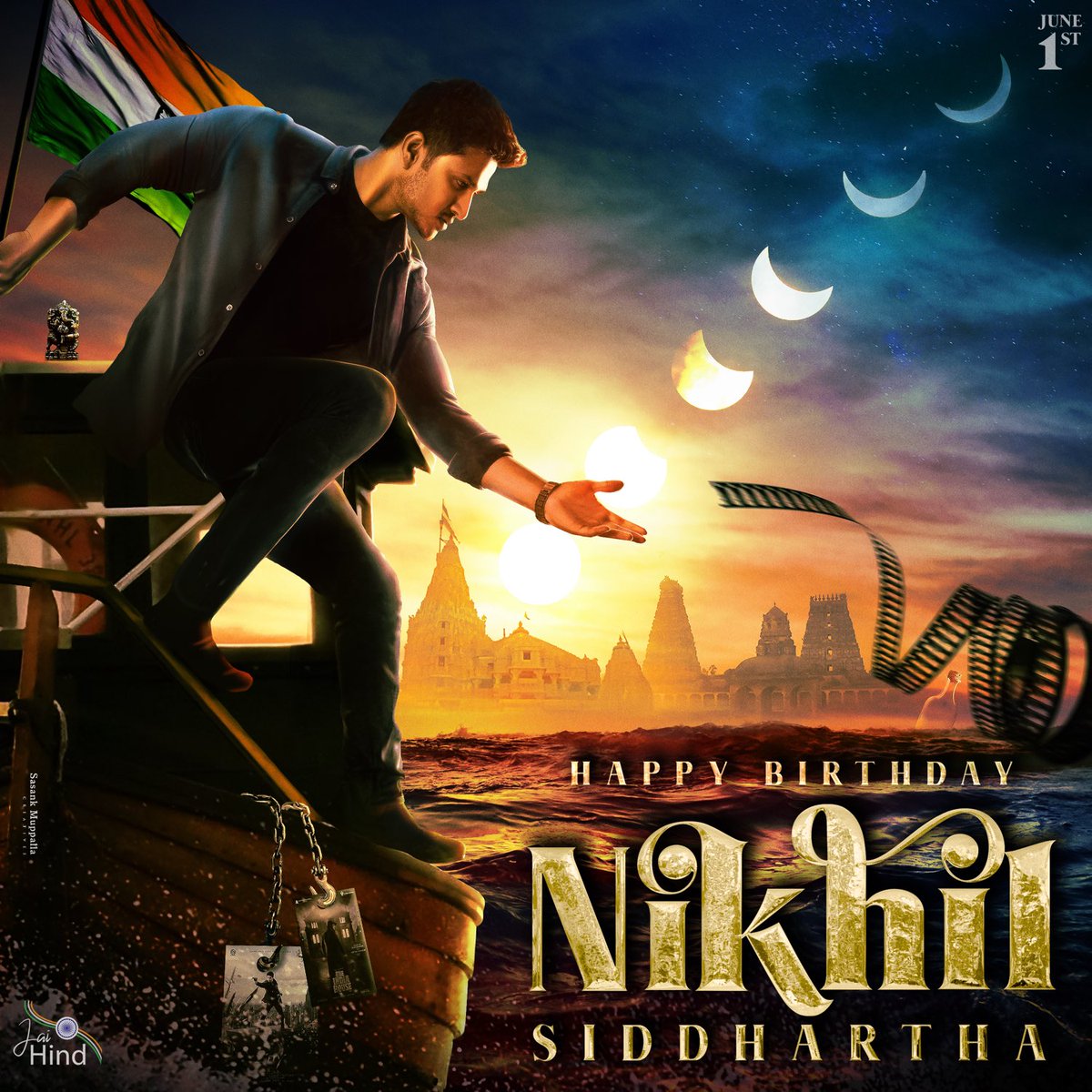 Sricharan Pakala (@sricharanpakala) on Twitter photo Happy to unveil the Birthday CDP talented Hero and Pan India sensation @actor_nikhil ππ
#πππ©π©π²ππ’π«ππ‘πππ²ππ’π€π‘π’π₯
Wishing you a very happy birthday and have a wonderful year ahead with many more wonderful BlockBusters ahead!
Design by: <a href="/sasankmuppalla/">Sasank Muppalla</a> Happy to unveil the Birthday CDP talented Hero and Pan India sensation @actor_nikhil ππ
#πππ©π©π²ππ’π«ππ‘πππ²ππ’π€π‘π’π₯
Wishing you a very happy birthday and have a wonderful year ahead with many more wonderful BlockBusters ahead!
Design by: <a href="/sasankmuppalla/">Sasank Muppalla</a>