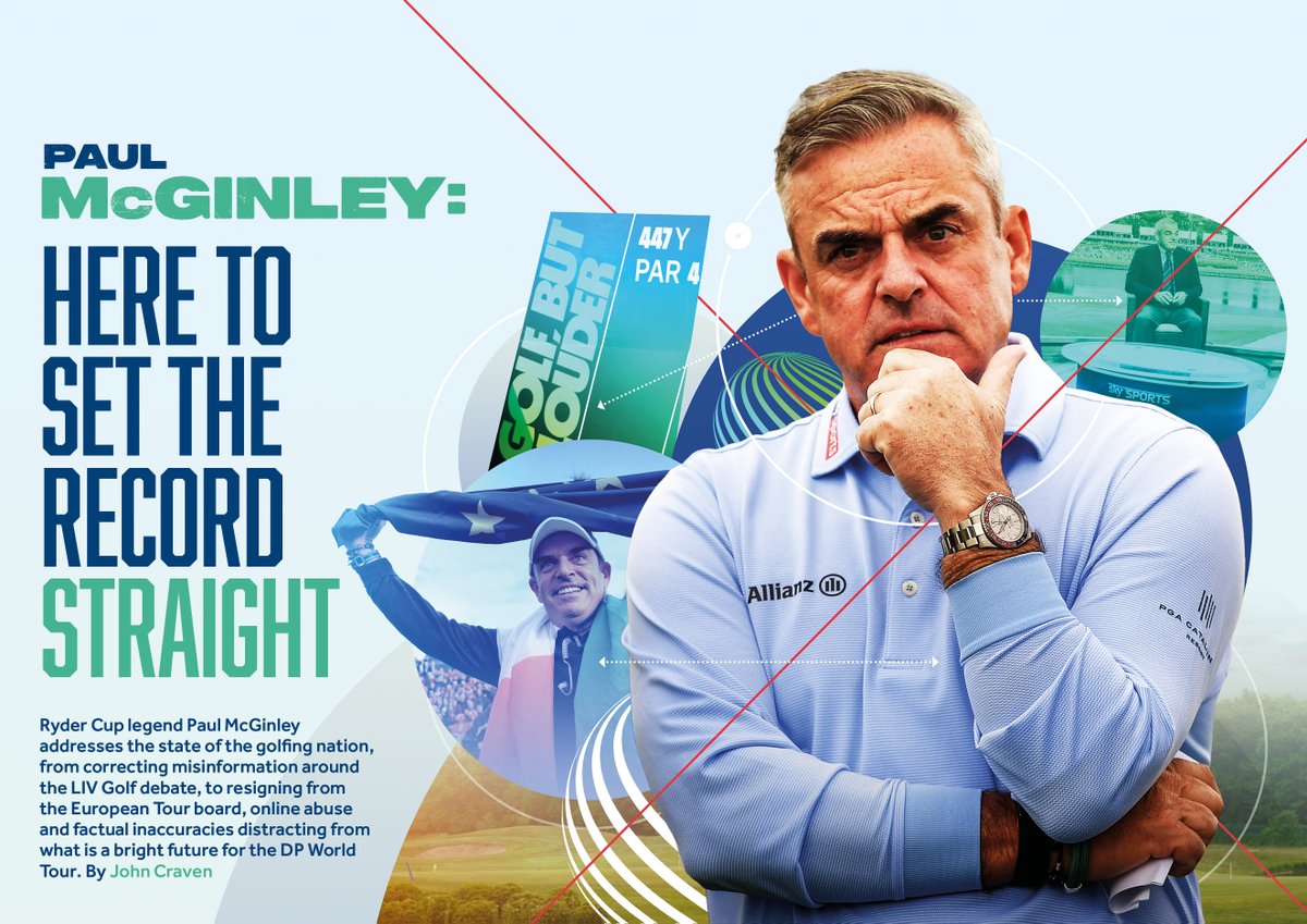 From the latest @IrishGolferMag ⛳️ @mcginleygolf 'Here to set the record straight' #IrishGolfer #publishing #magazine #print #golfireland