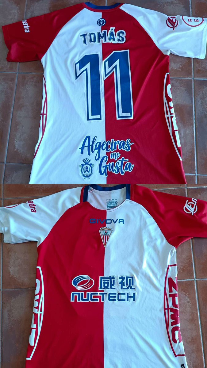 Gracias <a href="/TomasSM7/">Tomás.</a> por la camiseta. No podía faltarme la tuya😍. Eres un grande!!!
Nos vemos pronto ♥️⚽