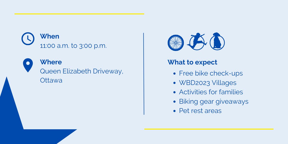 Join us on June 3rd in <a href="/Ottawacity/">City of Ottawa</a> to celebrate the #WorldBicycleDay with a 🚴 tour followed by a variety of activities!

The Embassy of 🇨🇭 in 🇨🇦 will joined #EU embassies in a joint effort of #BicycleDiplomacy and #SustainableEmbassies

👇 to register
tinyurl.com/5cdv97w8